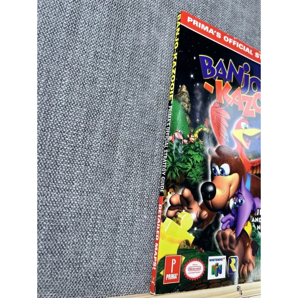 Banjo-Kazooie Prima Official Strategy Guide Nintendo 64 N64 Rare Vintage